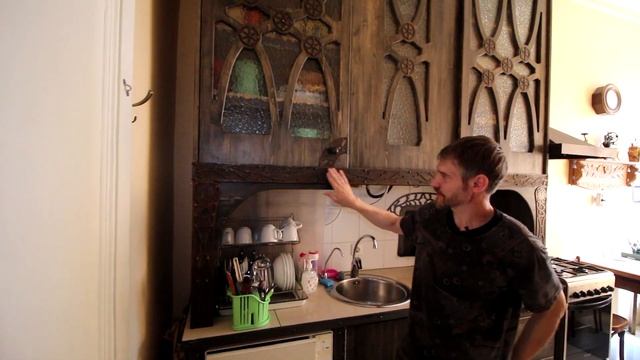 Буфет под старину со встроенным водонагревателем своими руками. смотреть онлайн