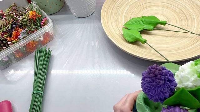 Мыловарение ?Собираю букет без искусственной зелени❤️ смотреть онлайн