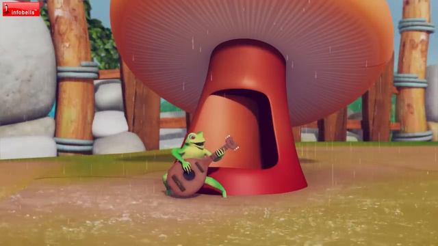 Tatir Bari Banger Chata | Bengali Rhymes for Children | Infobells смотреть онлайн