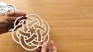 Celtic knot - multi layered scroll saw project