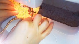 Из веревки шьем пасхальную корзиночку