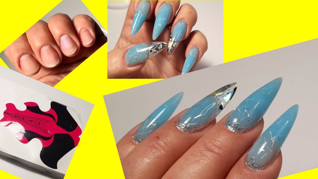 *576*Сама себе мастер!Стилеты на  Нижние формы.Моделирование!ВАУ!/stilettos on the lower forms.