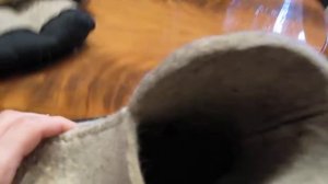 Ботинки из войлока