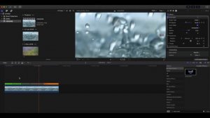 СОЗДАЕМ КРУТОЙ ПЕРЕХОД СКВОЗЬ ВОДУ (WATER DROP TRANSITION IN FCPX)