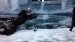 Swimming in Skyrim