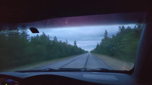 Летняя ночь на севере. Часть 5. Полночь, поиск съезда. смотреть онлайн