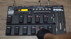 LINE 6 POD XT LIVE Guitar Multi-effects Demo