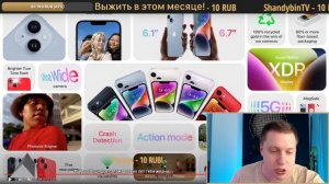 Презентация Apple 7 Сентября НА РУССКОМ! Смотрим на iPhone 14 Pro, Айфон 14 Макс, Apple Watch Pro!!