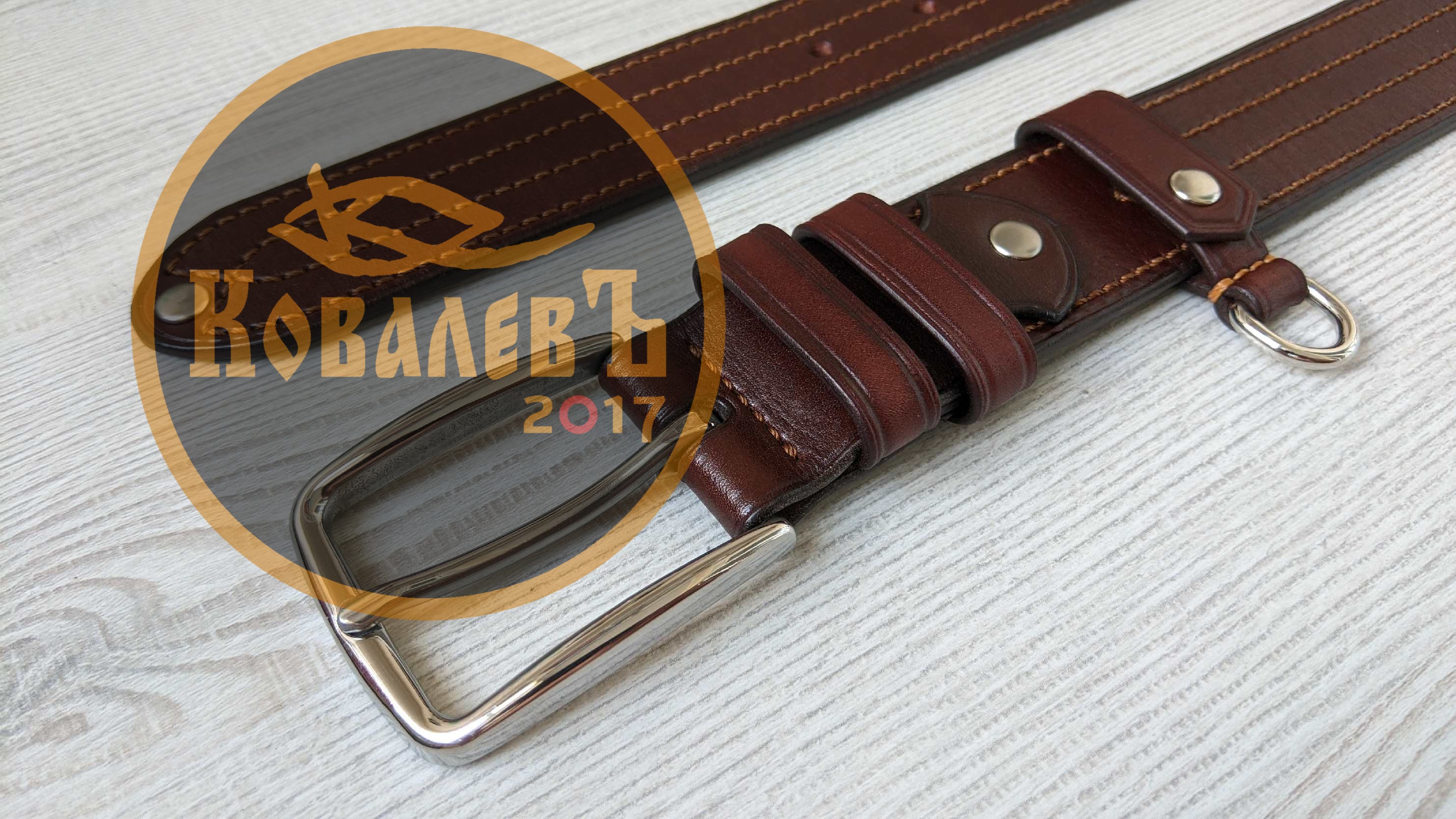 Мужской кожаный ремень √1. смотреть онлайн