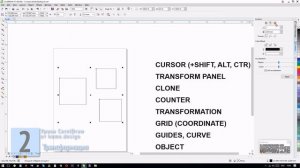 CorelDraw Transformation - Как изменить размер объекта, точки линии.
