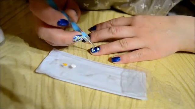 Маникюр ромашка&Nail Art/Маникюр в домашних условиях