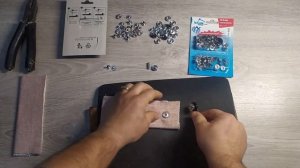 Ручной установщик кнопок, инструкция по установке.