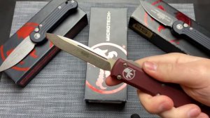 Microtech Ultratech Merlot Bronzed Drop Point CTS204P 121-13 MR