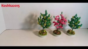 Миниатюрное лимонное деревце из бисера Анонс от Koshka2015 - цветы из бисера,  бисер Lemon tree