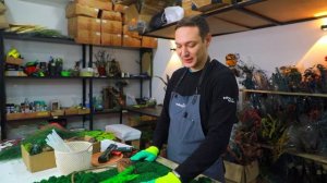 Картина из стабилизированного мха / Infinity Green