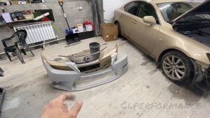 Установка бампер Lexus is250 в стиле is3