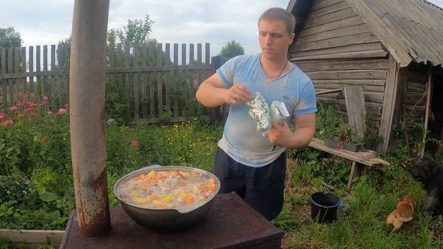 Вкусный шулюм//Самый простой и доступный шулюм из курицы смотреть онлайн