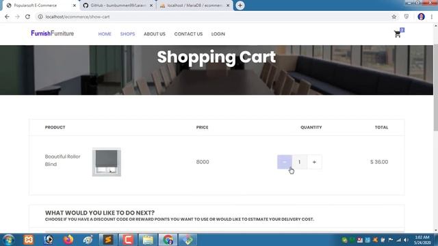 Laravel 6 ecommerce | Part-16 | Laravel Shopping Cart