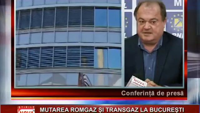 Vasile Blaga despre mutarea sediilor Romgaz si Transgaz | novatv.ro