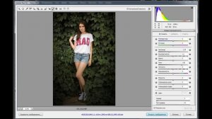 5 урок, полная обработка фотографии в photoshop и проявкой в camera raw