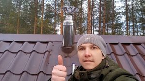 Установка печи" Дача "и дымохода "Теплов Сухов"