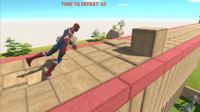 SPIDER-MAN vs Extreme Obstacle Course - Animal Revolt Battle Simulator смотреть онлайн