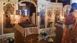 Проповедь и фрагменты Литургии в день усекновения главы Пророка, Предтечи и Крестителя Иоанна.