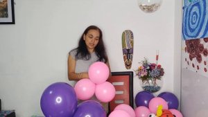 Как сделать большой цветок из воздушных шаров