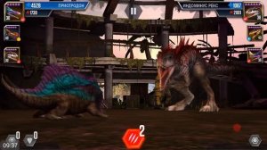 Битвы ДИНОЗАВРОВ Вип Jurassic World The Game прохождение iPhone/Android