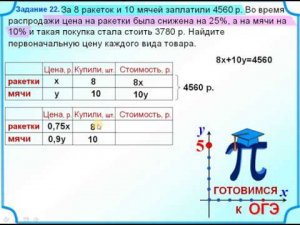 7 класс. Система линейных уравнений