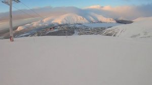 Кировск, Большой Вудъявр, спуск вдоль подъемника К6 по северному склону