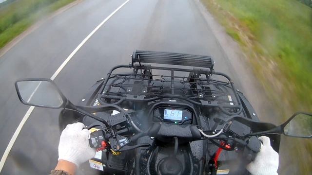 Квадр РМ-500 врезался в бетонное кольцо в поле!!! смотреть онлайн