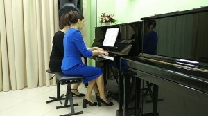 Брамс И.-Алябьев А. "Соловей",для ф-но в 4 руки, Фортепианный дуэт Елена Безнарытная и Мария Щербин