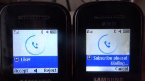 Incoming call & Outgoing call at the Same Time Samsung 1200M +1202