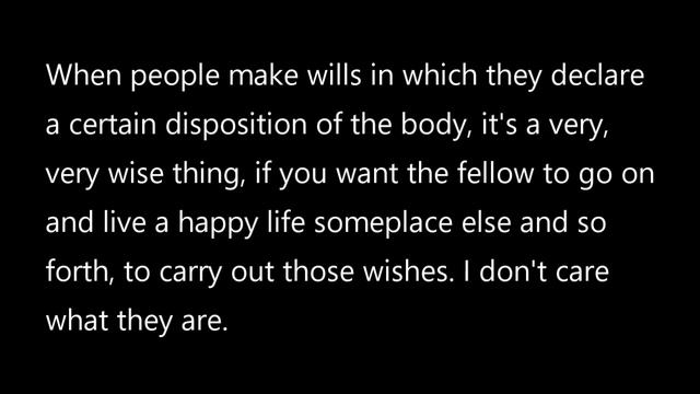 L Ron Hubbard Scientology Lecture Death (Part3of3)