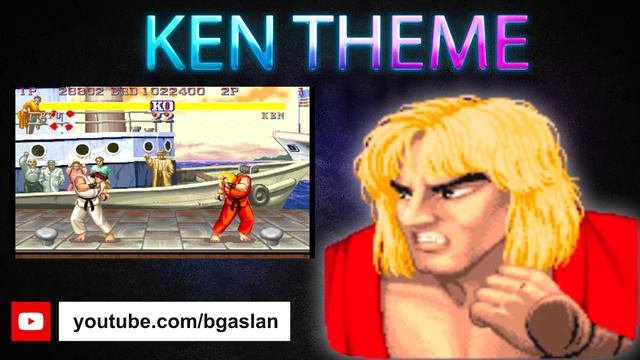 KEN THEME 💥 Street Fighter II Ken Soundtrack 💥 Ken Stage Music