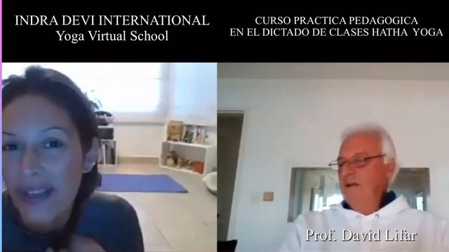 1-CURSO DE PRACTICA PEDAGÓGICA EN EL DICTADO DE CLASES de HATHA YOGA- Prof. David Lifar смотреть онлайн