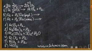 ХИМИЯ ЕГЭ 2024 Химические свойства железа Fe+Cl2 ; Fe+HCl ; Fe+H2SO4(разб) ; Fe+H2SO4(конц) ОГЭ