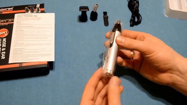 Триммер 3 в 1 для стрижки висков шеи бороды носа ушей GM 3107