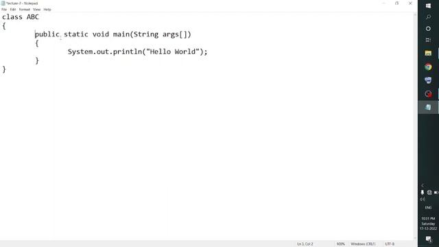 Java Lecture-2 | Write first Hello World JAVA program | Run JAVA program using Command Prompt #java смотреть онлайн