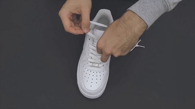How to Factory Lace Your Nike Air Force 1s | Nike AF1 Factory Knot (DS Knot) ?? смотреть онлайн