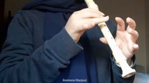 Deck The Halls Flute Recorder Cover with notes