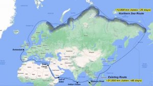 Suez Canal sea route vs Northern Sea route | New economic possibilities of shipping