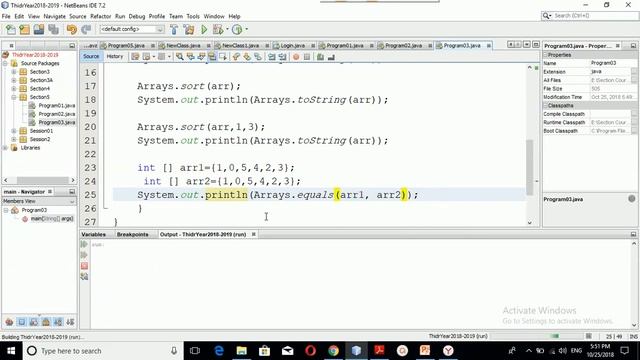 (Java SE 14 (Arrays part 3