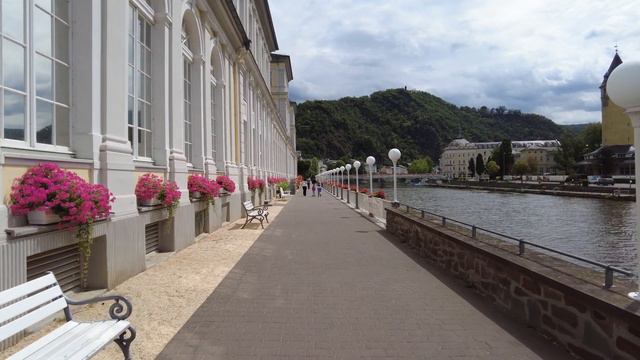 Город-курорт Бад-Эмс (Bad Ems), Кохем (Cochem) и Кохемский замок (Reichsburg Cochem) в Германии смотреть онлайн