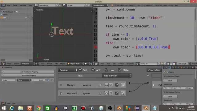 UPBGE - Adding Time to Timer Python смотреть онлайн