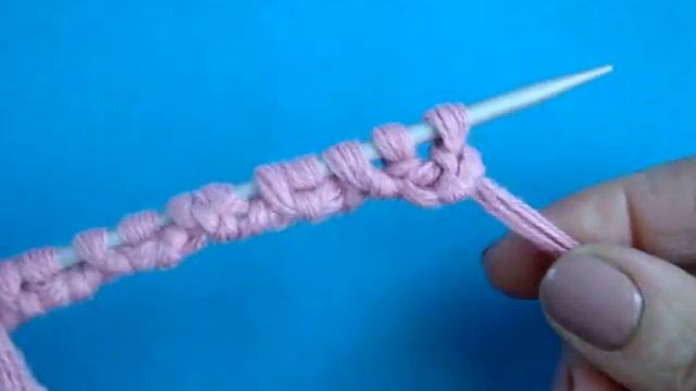 Полая резинка Ribbing stitch Урок вязания спицами 1