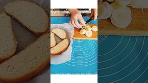 вкусняшка к чаю за пять минут горячие бутерброды с бананами