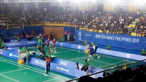 Live Philippine SEA Games badminton matches at Muntinlupa sports complex | Michael's Hut