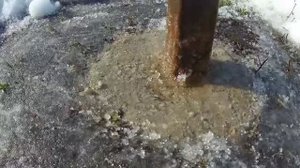 СТОЛБЫ и ДАЧА после зимы..